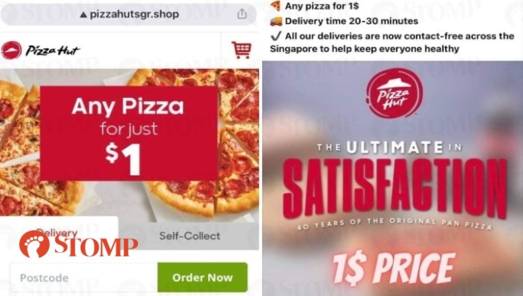 Phishing Scam by Using FAKE Pizza Hut Advertisements